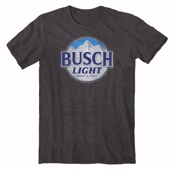 Busch Beer Vintage Lite Short Sleeve T-Shirt -  NEW Fast Ship - Picture 1 of 4